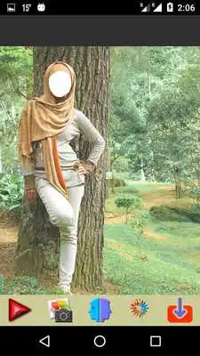 Play Hijab Jeans Girls Photography