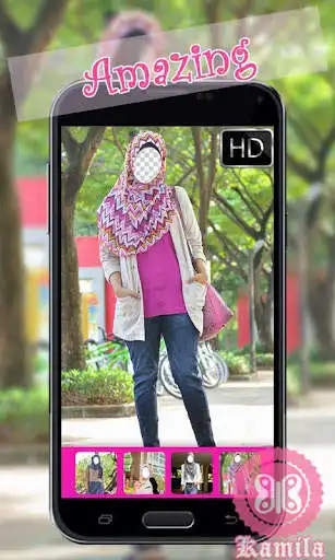 Play Hijab Jeans Selfie Camera as an online game Hijab Jeans Selfie Camera with UptoPlay