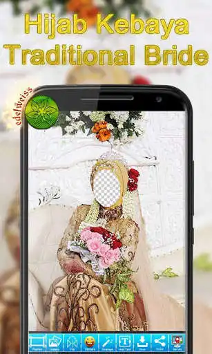 Play Hijab Kebaya Traditional Bride as an online game Hijab Kebaya Traditional Bride with UptoPlay