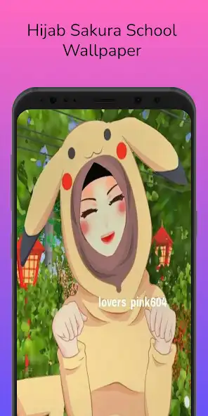 Play Hijab Sakura School Wallpaper  and enjoy Hijab Sakura School Wallpaper with UptoPlay