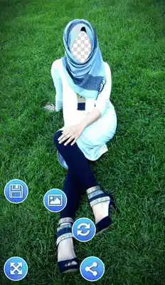 Play Hijab Selfie Photo Frames