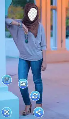 Play Hijab Selfie Photo Frames