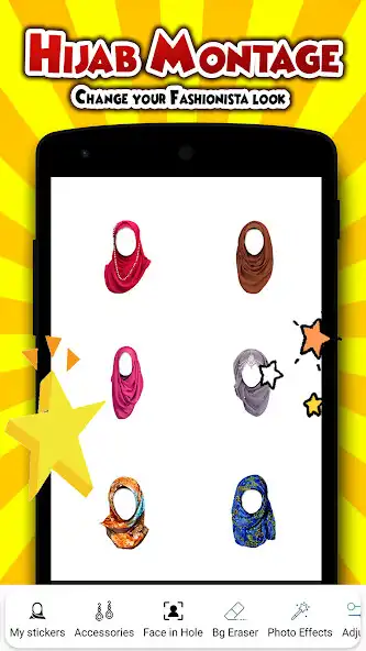 Play Hijab Style Photo Editor as an online game Hijab Style Photo Editor with UptoPlay