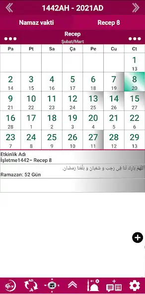 Play Hijri, Islamic Calendar 2022 as an online game Hijri, Islamic Calendar 2022 with UptoPlay