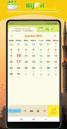 Play Hijri Kalender Hijriah as an online game Hijri Kalender Hijriah with UptoPlay