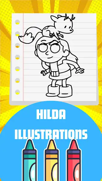 Play Hilda Coloring  and enjoy Hilda Coloring with UptoPlay