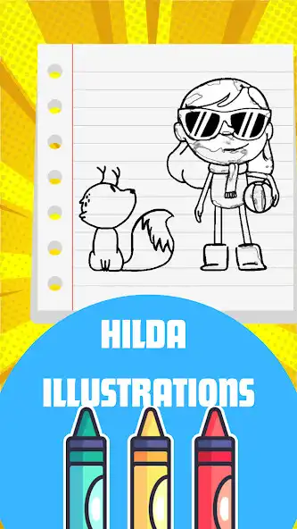 Play Hilda Coloring as an online game Hilda Coloring with UptoPlay