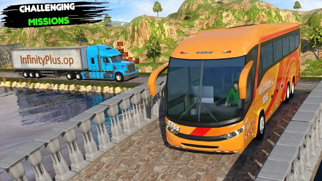 Play Hill Bus Simulator Bus Games as an online game Hill Bus Simulator Bus Games with UptoPlay
