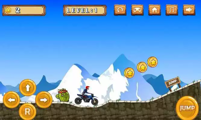 Play Hill Climb Sport Motorcycle In Wild Everest