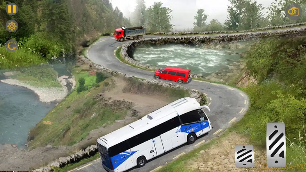 Play Hill Coach Bus Simulator 2023 as an online game Hill Coach Bus Simulator 2023 with UptoPlay