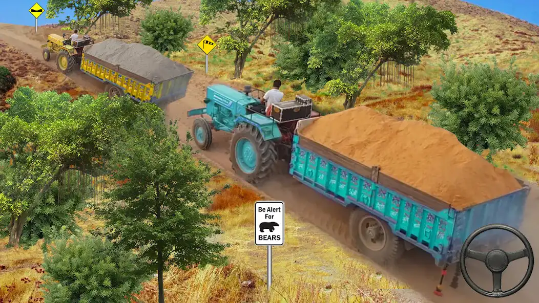 Play Hill Tractor Trolley Cargo Sim  and enjoy Hill Tractor Trolley Cargo Sim with UptoPlay