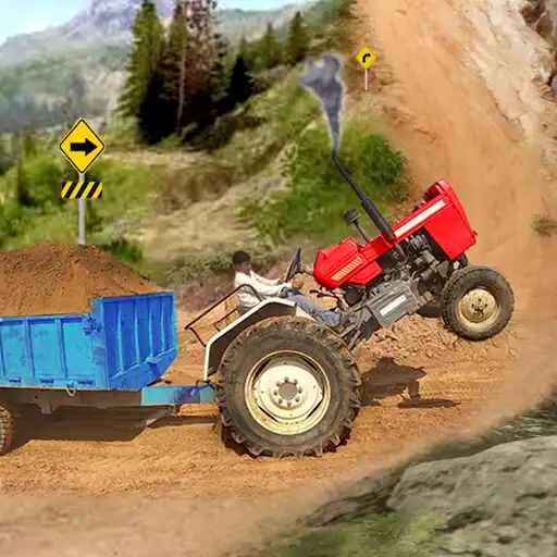 Play Hill Tractor Trolley Farming APK