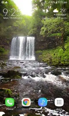 Play Hilly Cascade Live Wallpaper