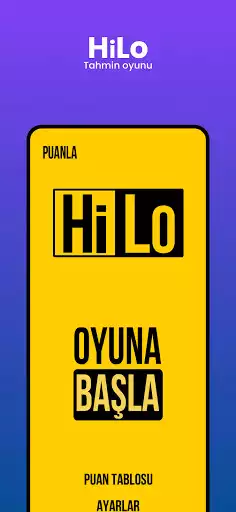 Play Hi Lo