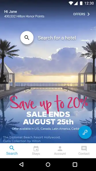 Play Hilton Honors: Book Hotels as an online game Hilton Honors: Book Hotels with UptoPlay