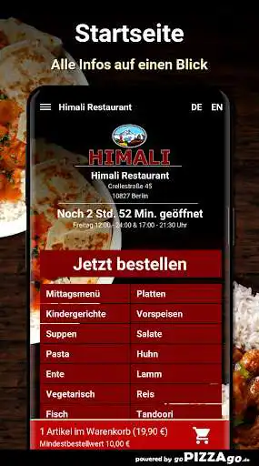 Play Himali Restaurant Berlin as an online game Himali Restaurant Berlin with UptoPlay