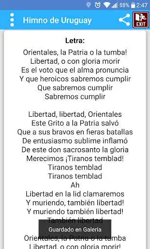 Play Himno de Uruguay as an online game Himno de Uruguay with UptoPlay