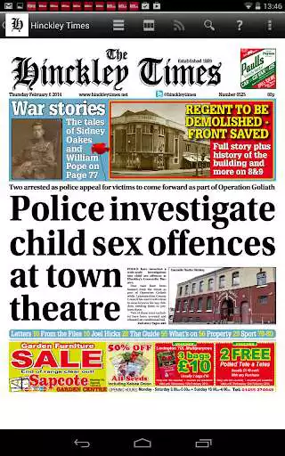 Play Hinckley Times Newspaper  and enjoy Hinckley Times Newspaper with UptoPlay