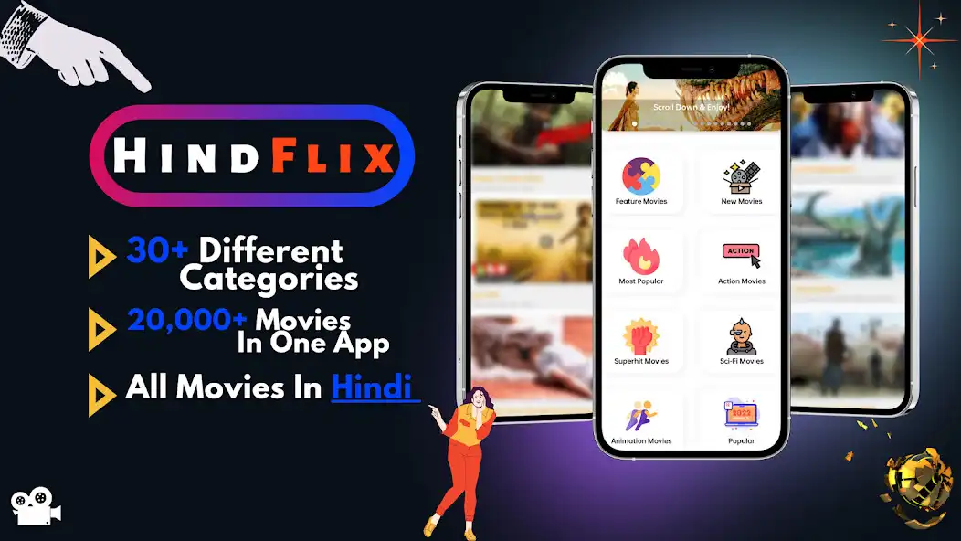 Play HindFlix: All Movies In Hindi  and enjoy HindFlix: All Movies In Hindi with UptoPlay