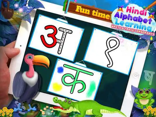 Play Hindi Alphabet Learning - Write  Trace Alphabets