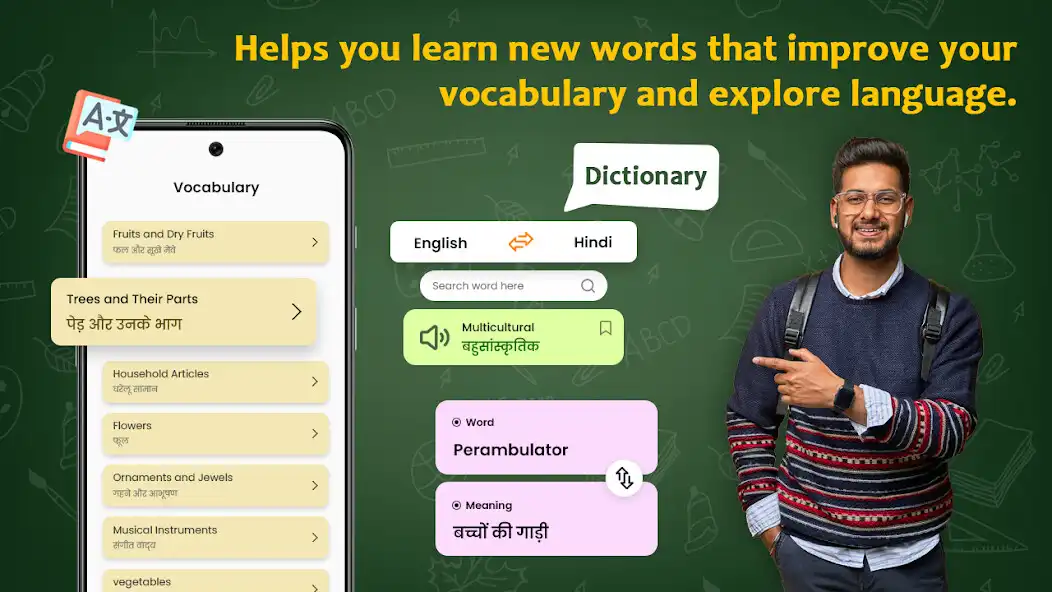 Play Hindi English Translate-Learn as an online game Hindi English Translate-Learn with UptoPlay