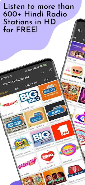 Play Hindi FM Radios HD  and enjoy Hindi FM Radios HD with UptoPlay