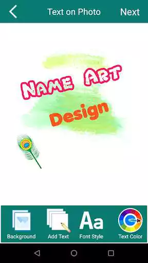 Play Hindi Name Art : Text on Photo as an online game Hindi Name Art : Text on Photo with UptoPlay