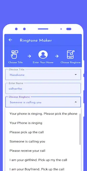Play Hindi Name Ringtone Maker  and enjoy Hindi Name Ringtone Maker with UptoPlay