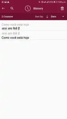 Play Hindi - Portuguese Translator