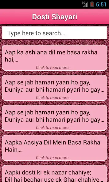 Play Hindi Shayari  SMS Collection as an online game Hindi Shayari  SMS Collection with UptoPlay