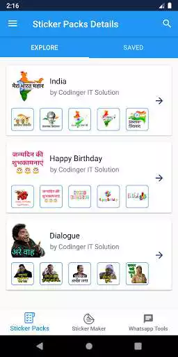 Play Hindi Stickers as an online game Hindi Stickers with UptoPlay