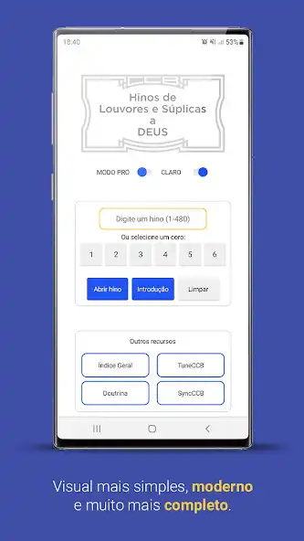 Play Hinário CCB Virtual PRO Nº5 as an online game Hinário CCB Virtual PRO Nº5 with UptoPlay