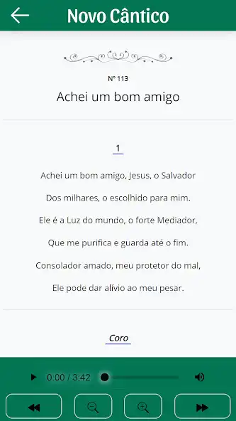 Play Hinário Novo Cântico as an online game Hinário Novo Cântico with UptoPlay