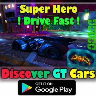 Play Hint Batman Arkham Knight Hill Car Racing 3D Game