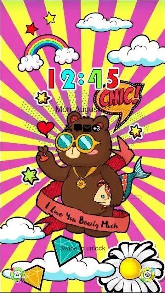 Play HipHop Bear - Wallpaper as an online game HipHop Bear - Wallpaper with UptoPlay