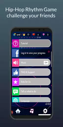 Play Hip Hop Piano Tiles 2  and enjoy Hip Hop Piano Tiles 2 with UptoPlay