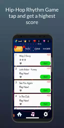 Play Hip Hop Piano Tiles 2 as an online game Hip Hop Piano Tiles 2 with UptoPlay