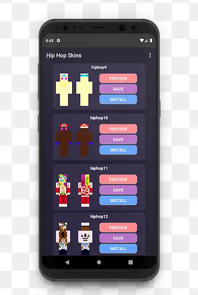 Play Hip Hop Skin For Minecraft as an online game Hip Hop Skin For Minecraft with UptoPlay