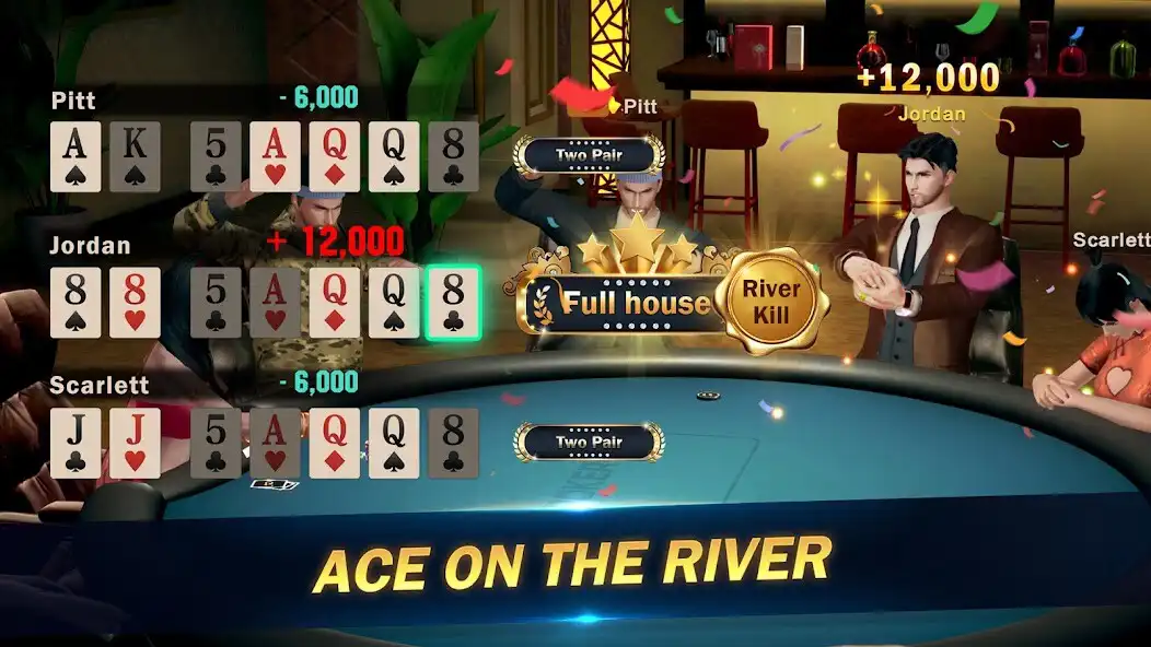 Play Hi Poker 3D:Texas Holdem  and enjoy Hi Poker 3D:Texas Holdem with UptoPlay