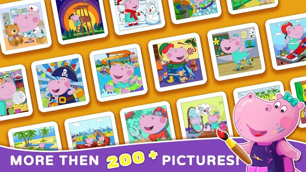 Play Hippo: Coloring Book for Kids  and enjoy Hippo: Coloring Book for Kids with UptoPlay