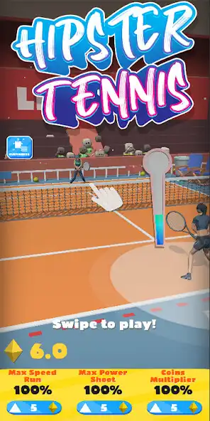 Play Hipster Tennis  and enjoy Hipster Tennis with UptoPlay
