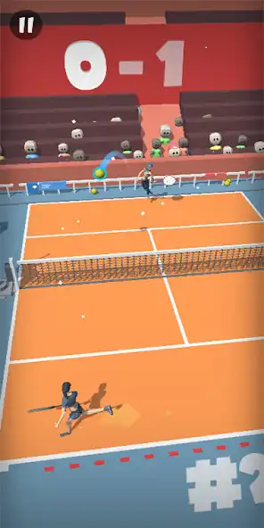 Play Hipster Tennis as an online game Hipster Tennis with UptoPlay