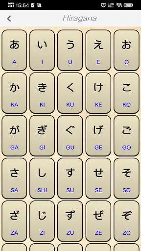 Play Hiragana and Katakana Table as an online game Hiragana and Katakana Table with UptoPlay