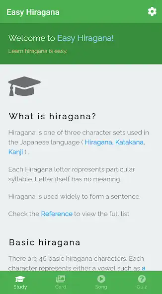 Play Hiragana Easy - Japanese  and enjoy Hiragana Easy - Japanese with UptoPlay