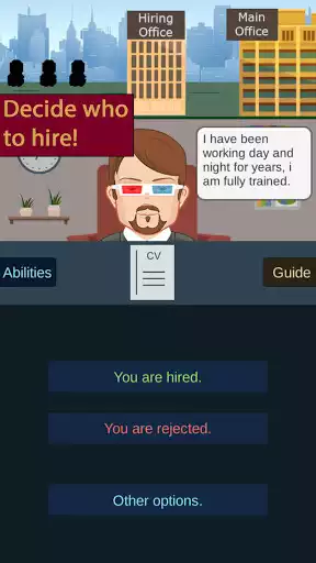 Play Hired: Job Interview Game as an online game Hired: Job Interview Game with UptoPlay