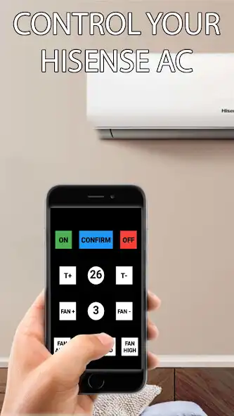 Play HISENSE Full AC Remote as an online game HISENSE Full AC Remote with UptoPlay