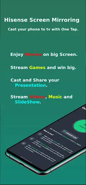 Play Hisense Screen Mirroring  and enjoy Hisense Screen Mirroring with UptoPlay