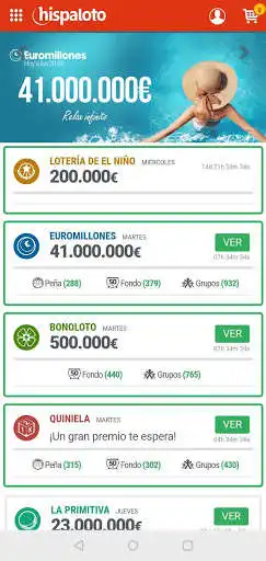 Play Hispaloto - Lottery, Euromillions, Primitiva  and enjoy Hispaloto - Lottery, Euromillions, Primitiva with UptoPlay