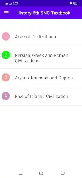 Play History Class 6th SNC Textbook  and enjoy History Class 6th SNC Textbook with UptoPlay