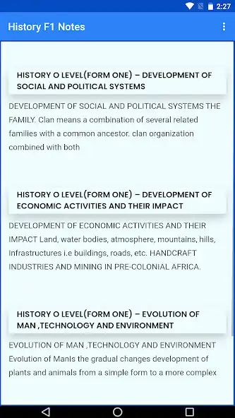 Play History form 1-4 notes  and enjoy History form 1-4 notes with UptoPlay